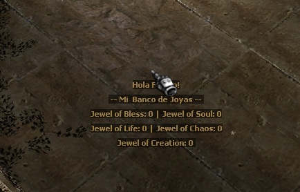 Banco de jewels - comandos